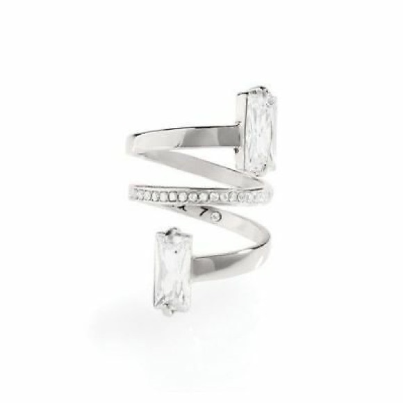 Chloe + Isabel Cocktail Hour CZ Spiral Wrap Ring - Picture 1 of 5